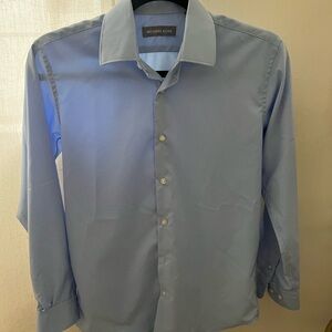 Michael Kors Men's Light Blue Dress Shirt